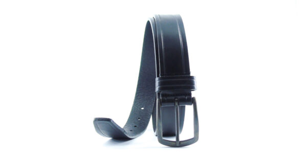 Cintura in cuoio pesante con stampa Clichè | Vendita online cintura in cuoio pesante per uomo Made in Italy