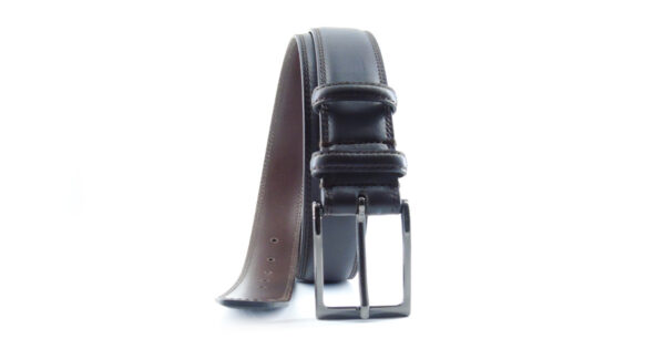 Cintura in nappa con doppia cucitura | Vendita online cintura in nappa Made in Italy realizzata artigianalmente