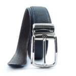 Cintura doubleface in vitello | Vendita online cintura doulbeface uomo | Cintura doubleface uomo in vitello Made in Italia